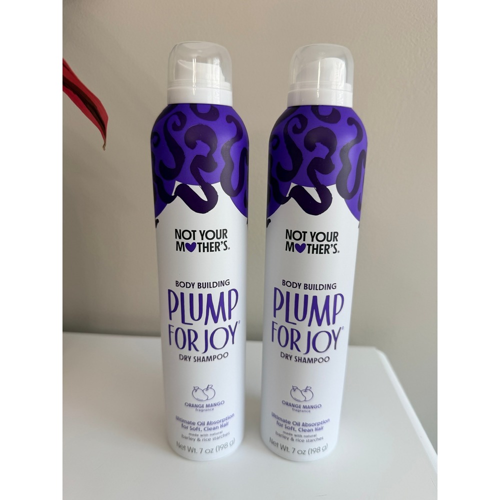 Not Your Mother's Dry Shampoo Unisex 7oz Orange Mango Plump For Joy 2pk NWT